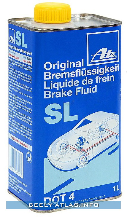 ФОТО ATE 3990158022 Тормозная жидкость ATE Brake Fluid SL DO