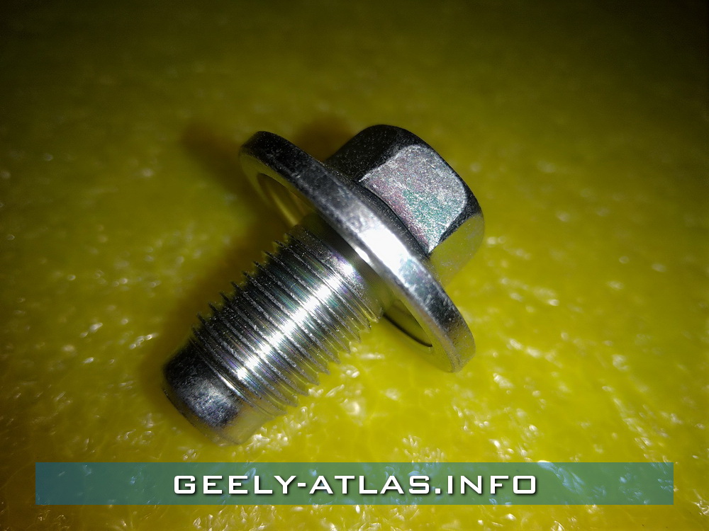 ФОТО Geely 1056006000 Пробка сливная масляного поддона Geely